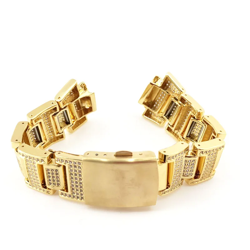 iced out watch band