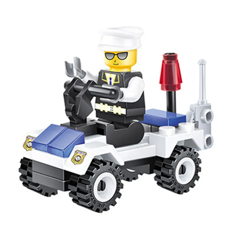 7 Kinds City Interstellar Exploration Car Figures Building Blocks Compatible Legoings City Enlighten Toys For Children Gifts