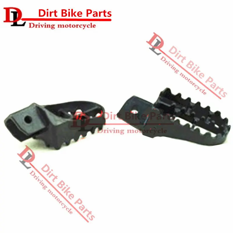 Motorcycle Grey STEEL FOOT PEGS PEG for Yamaha TW200 TW 200 1987 2009