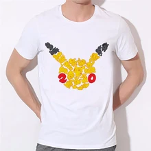 2016 Fashion Pokemon Go New Design T Shirt Funny Cool T-shirt Short Sleeve Comics Printed Tshirt 25N-85#