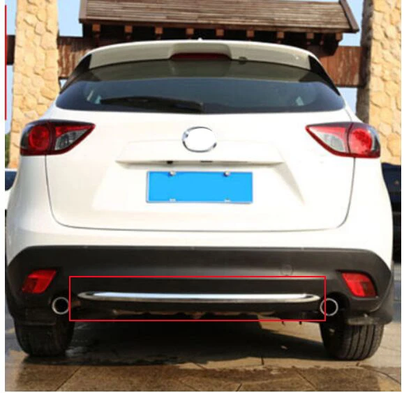 

Car Rear Bumper Protector trunk Lid Down trim trims Cover For Mazda CX-5 CX5 2012 2013 2014 2015