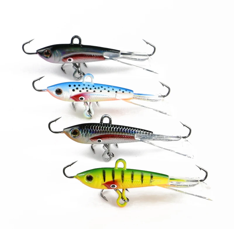 4Pcs Group of Fish Vertical Jigging Lure 10g 6cm Metal Lead Fish Lure