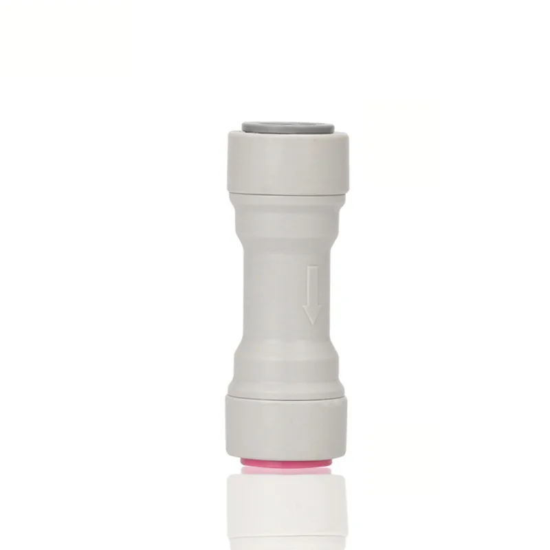 

3/8" OD Tube RO Water Quick Connector Non-return Valve Tight Junction Double Sealing PE Pipe Fitting Straight Filter System