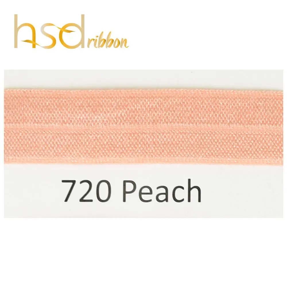 HSDRibbon 5/" 16 мм сплошной различные зеленый желтый оранжевый цвет блестящий складной эластичный враг для diy 5 ярдов/рулон - Цвет: 720