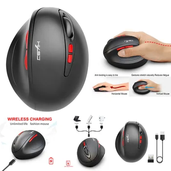 

HXSJ T31 2.4G Wireless Ergonomic Design Optical Mouse For Laptop Game Player Gaming Mouse Gamer Computer Mause Souris For Laptop