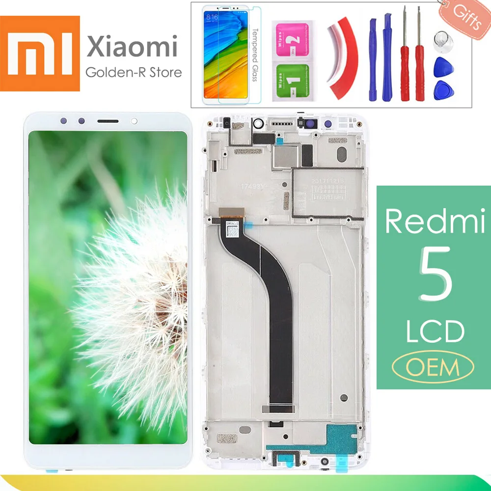 5 7 &quotAAA Качество для Xiaomi Redmi ЖК-экран дисплей с рамкой + сенсорная панель