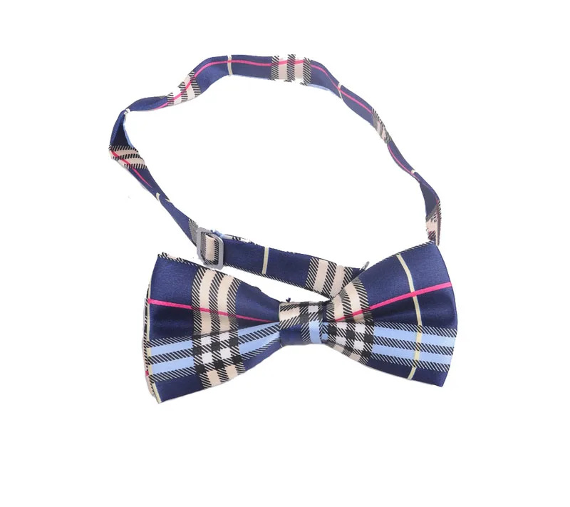 MENS COTTON TARTEN BOW TIE PRE-TIED MEN/'S BOWTIE WEDDING FORMAL TIES TUXEDO