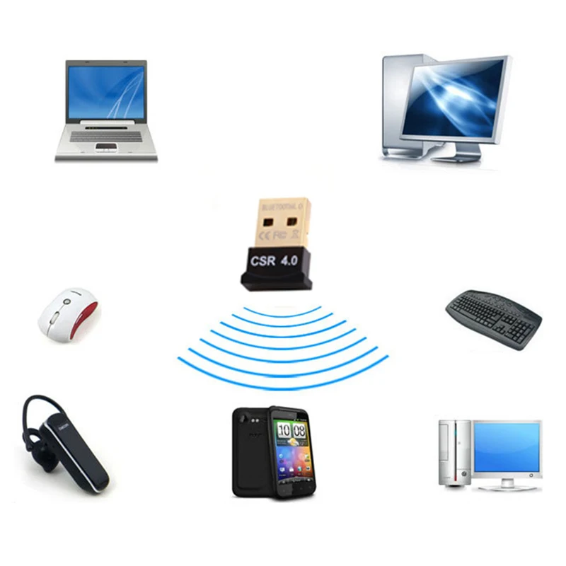 4,0 беспроводной USB Bluetooth адаптер Bluetooth Dongle Музыка Звуковой приемник Adaptador Bluetooth передатчик для компьютера портативных ПК