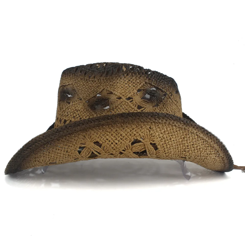 Женская Соломенная открытая западная ковбойская шляпа в стиле ретро, женская шляпа с кисточками в богемном стиле, Sombrero Hombre, Пляжная пастушка, джаз, шляпа от солнца