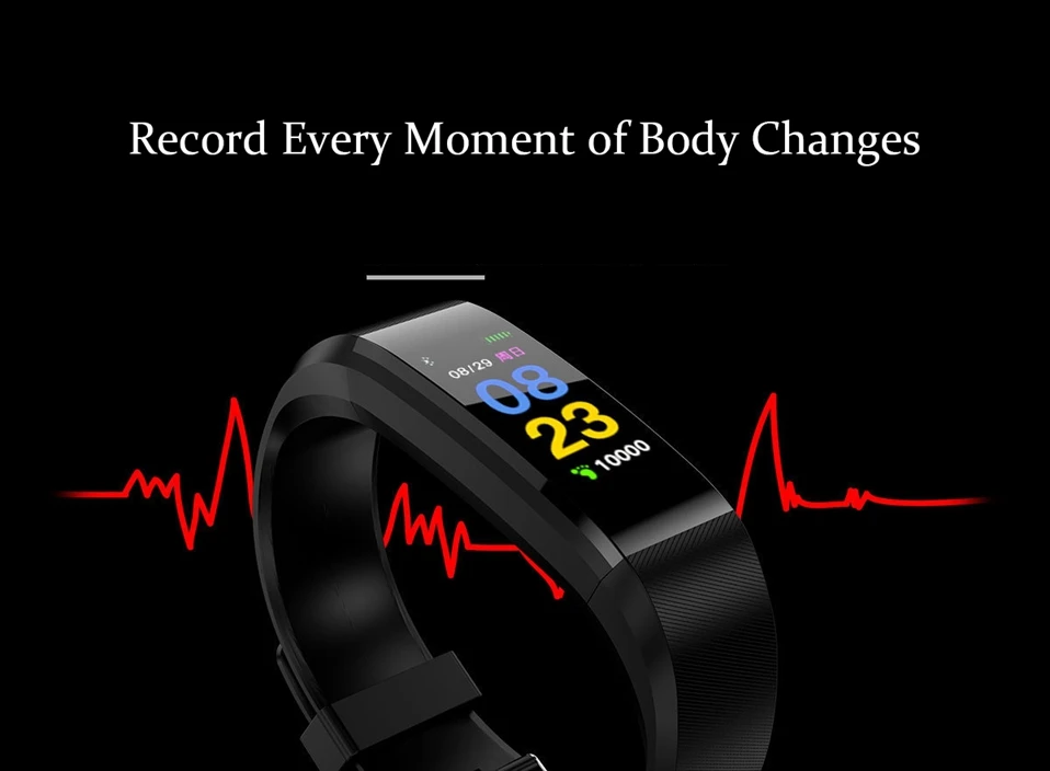 Bluetooth Smart Warch Men Sports Waterproof Smart Wristbands Blood Pressure Heart Rate Monitor Smartwatch Kids for Android IOS   (1)