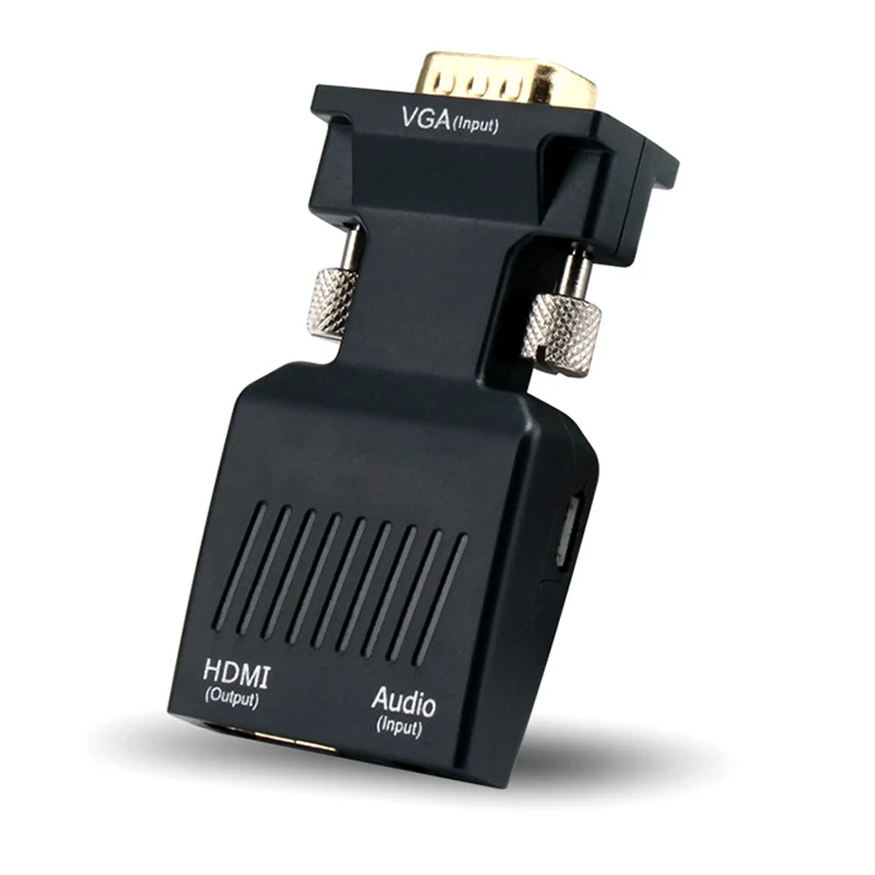 Rankman VGA штекер HDMI Женский конвертер с аудио адаптером кабели 720/1080P для HDTV монитор проектор ПК ноутбук ТВ-коробка PS3 Rankman VGA штекер HDMI Женский конвертер с аудио адаптером кабели 720/1080P для HDTV монитор проектор ПК ноутбук ТВ-коробка PS3