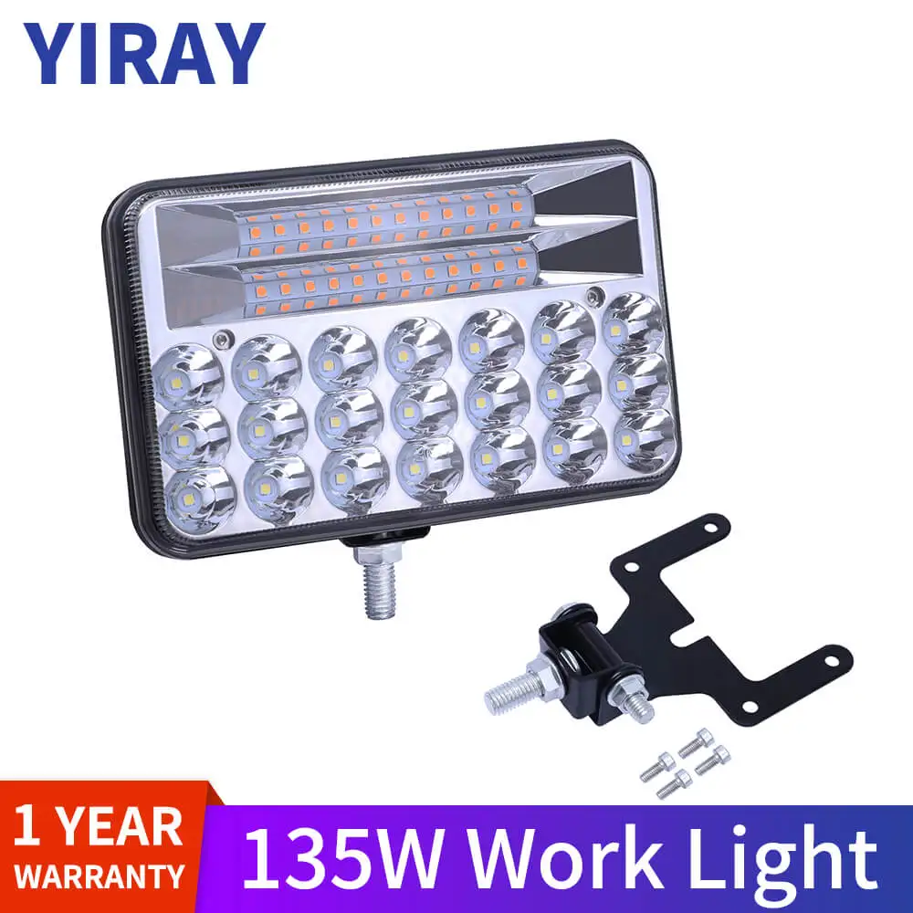 

YIRAY LED Work Light Car Driving Lamp Offroad Light Bar Combo Spotlight For 4x4 Trucks SUV Vehicles Fog light for Tractor ATV