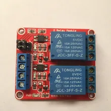 5 в 2 канала 2 дорожный релейный модуль с оптопара изоляции поддерживает высокий и низкий уровень триггера