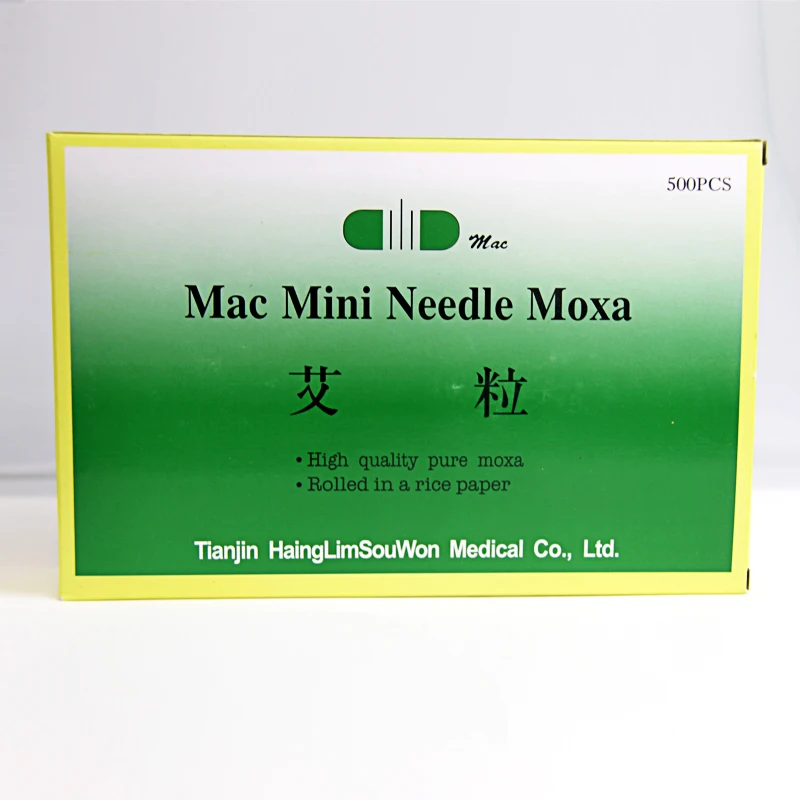 

500 pieces/box Moxa stick warm needles Pure Moxa stick for Moxibustion Chinese Traditional moxibustion for warm needles