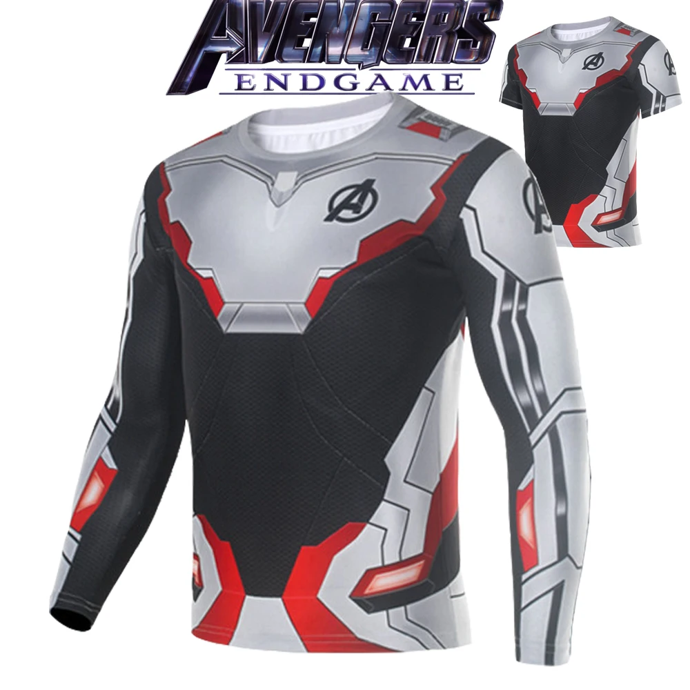 Avengers Endgame Realm Cosplay T shirt Top 3D t-shit Printed Tee Marvel Superhero Casual Tops Sweathirt Costume