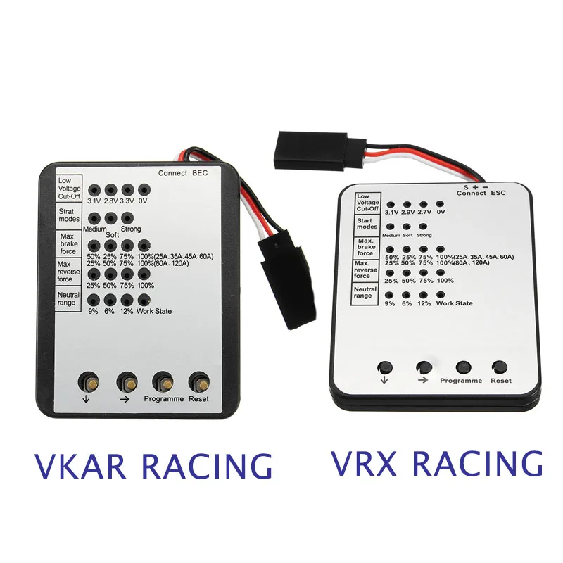 

Vkarracing /VRX ESC Program Card BISON Program Card 1/10 Truggy 51201 RC Car Part Speed Controller