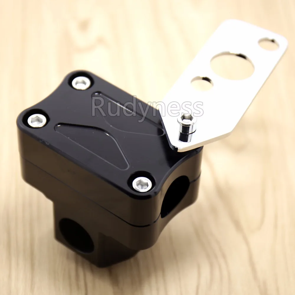 Черная подставка для руля стойка с зажимом скутера Ruckus Zoomer NPS50 запчасти|clamping