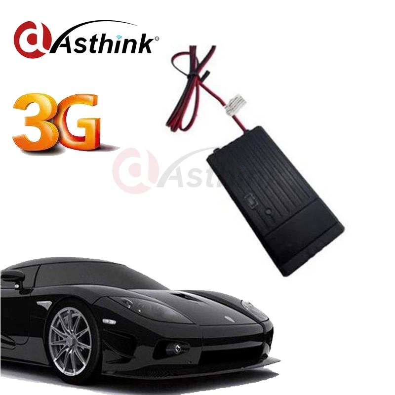 T8124G WCDMA 3G Car GPS Tracker With External GPS ANTENNA Vibration Motion Sensor Geo Fence Alert