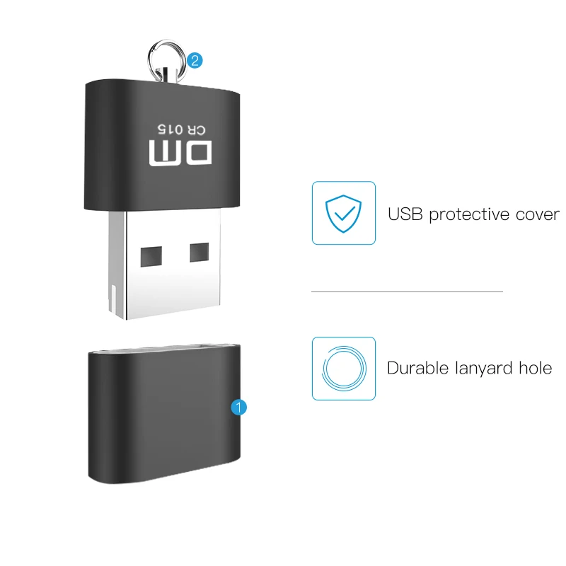 Устройство для чтения карт MicroSD DM CR015 со слотом TF карты станет USB накопителем