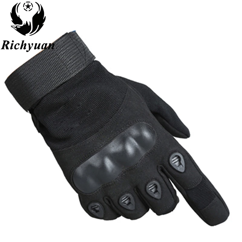 

Us Military Tactical Gloves Outdoor Sports Army Full Finger Combat Motocycle Slip-resistant Carbon Fiber Tortoise Shell Gloves