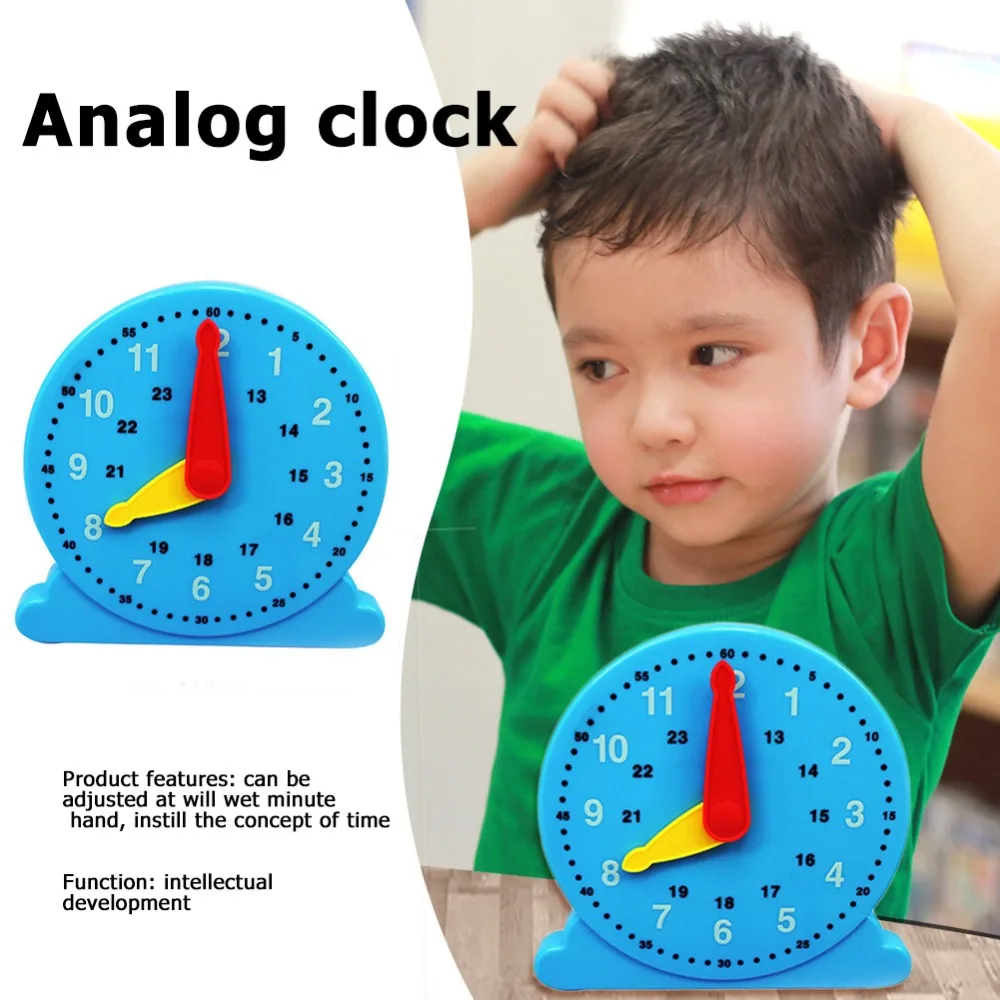

Kids DIY Clock Toy Calendar Time Toys Hands Adjustable Time Clock Learning Education Toys Fun Jigsaw Puzzle Game Scientific Toys