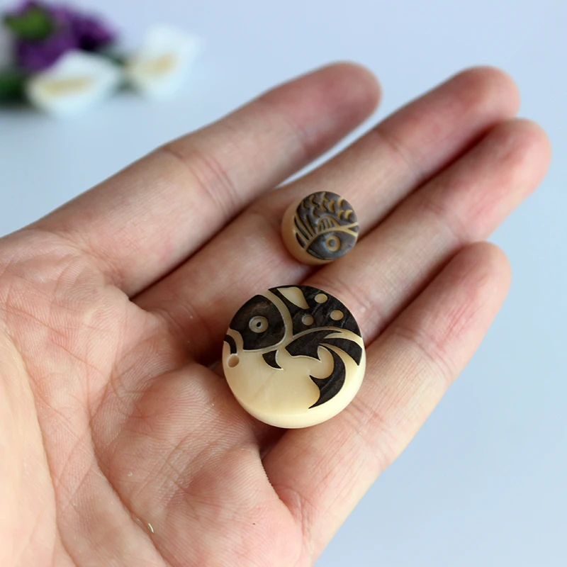 Оптовая продажа натуральный тагуанут ручной резной китайский кулон в виде