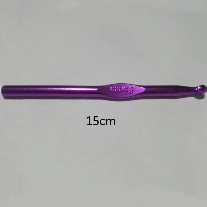 12 шт. алюминиевый крючок для вязания крючком с бамбуковой ручкой, набор спиц для вязания, многоцветные плетения, ручные портативные швейные инструменты из металла