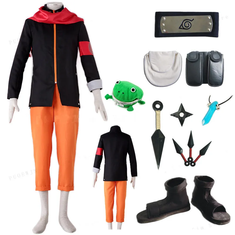 Halloween Naruto Cosplay Costumes Naruto Full set Weapon accessoriesin
