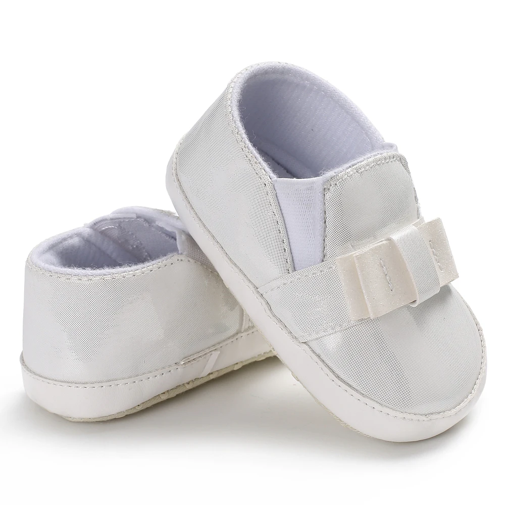 Emmababy первых шагов для маленьких девочек ПУ Блеск сначала обувь Bling для новорожденных мягкая подошва тапочки