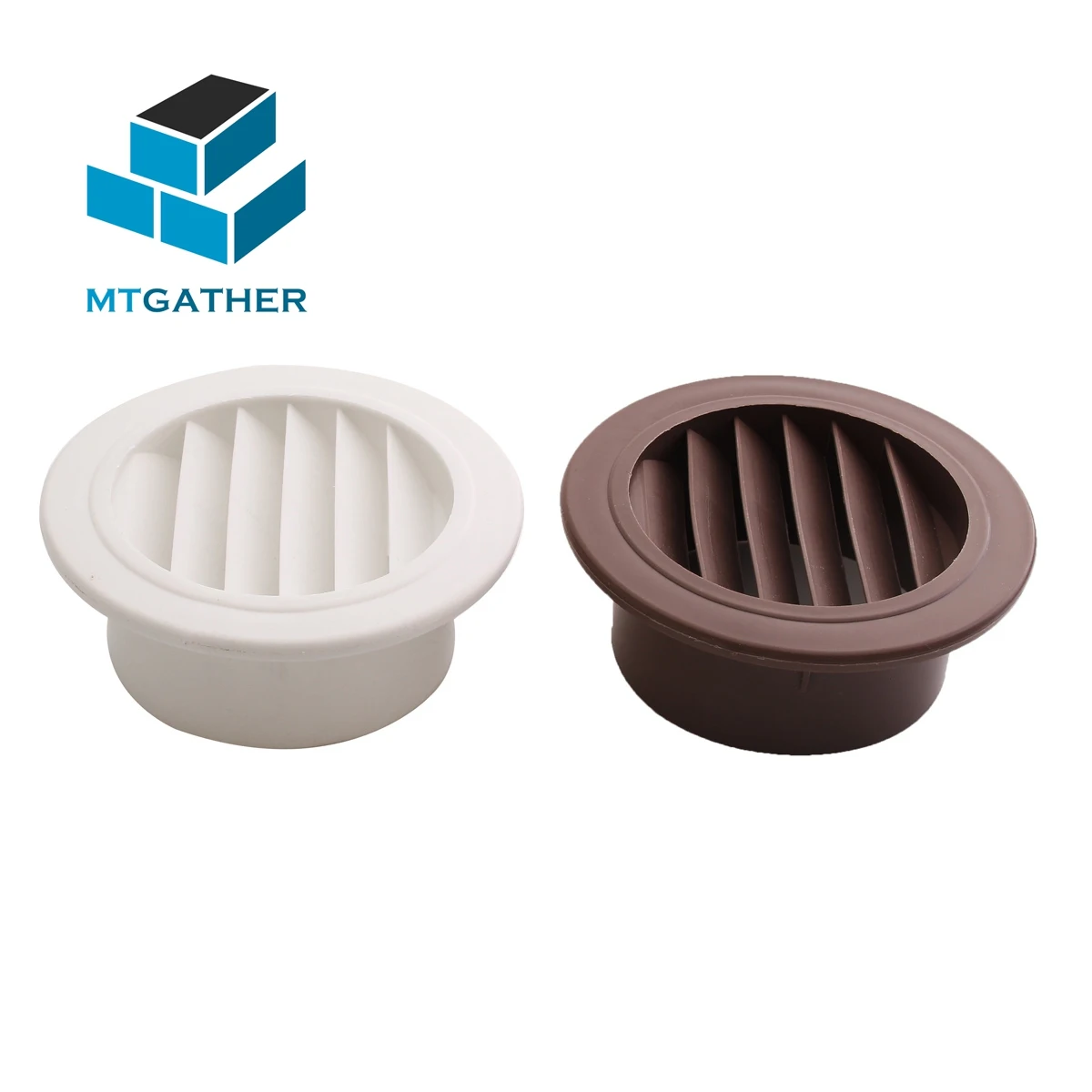 

MTGATHER Round Air Vent ABS Louver Grille Cover PP Ventilation Grille Air Grille 100mm Heating Cooling & Vents