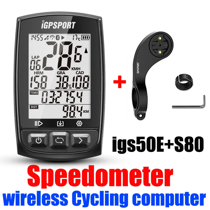 

With holder Bluetooth 4.0 Bicycle Speedometer & ANT+ Waterproof Cycle Bike Computer Multi-Functions wireless cycling computer