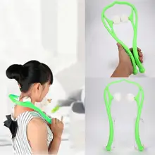 Массажер для шеи многофункциональный ручная рукоятка плечо зеленый 36x18 см/14,2x7,1 дюйма(Д x Ш) Массажер