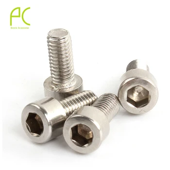 

PCycling 10pcs Bicycle Bike Water Bottle Cage Bolts M5 Stainless Steel Screws for Cycling Water Bottle Holder Bracket Rack