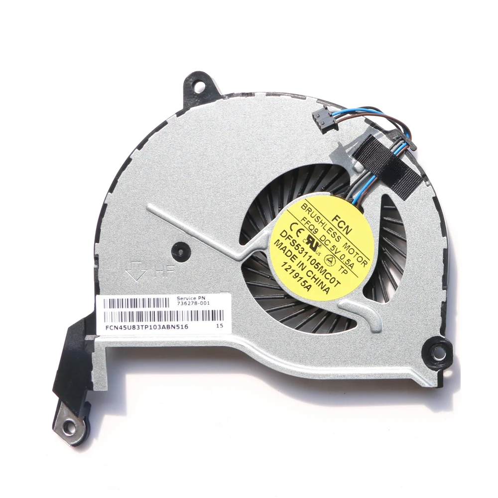 Новый вентилятор ЦП для HP Pavilion 15-f 15-f233wm 15-f272wm 15-f022ng 15-f387wm Вентилятор охлаждения |