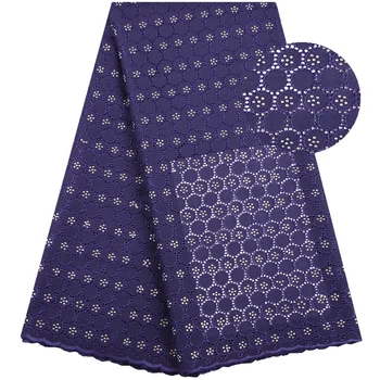 

2019 Nigerian African Lace Fabrics High Quality For Lady Cotton Dry Lace Fabric With Stones Swiss Voile Lace In Switzerland 1554