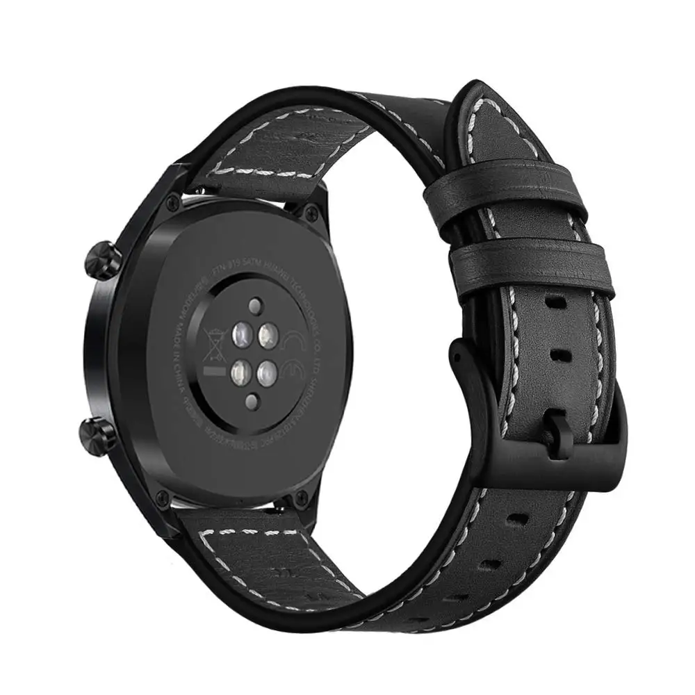 Для huawei Watch GT ремешок из натуральной кожи 22 мм быстроразъемный браслет Correa для huawei Watch GT Classic/Sport/Active/Smartwatch