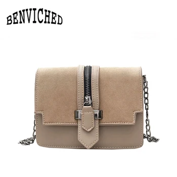 

BENVICHED 2020 autumn new Korean version of the wild chain small square package retro frost shoulder bag Messenger bag tide R588