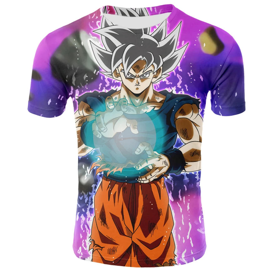 2019 Новый Для мужчин Dragon Ball Z футболка сын Goku vegeta Бодибилдинг майка супер Saiyan
