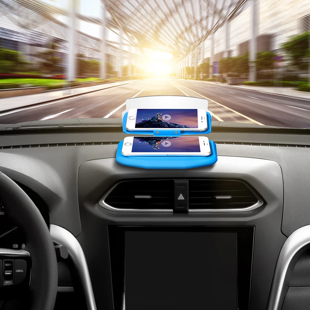  Universal Auto Windschutz Projektor HUD Head Up Display Handy Halter Multifunktions GPS Navigation 