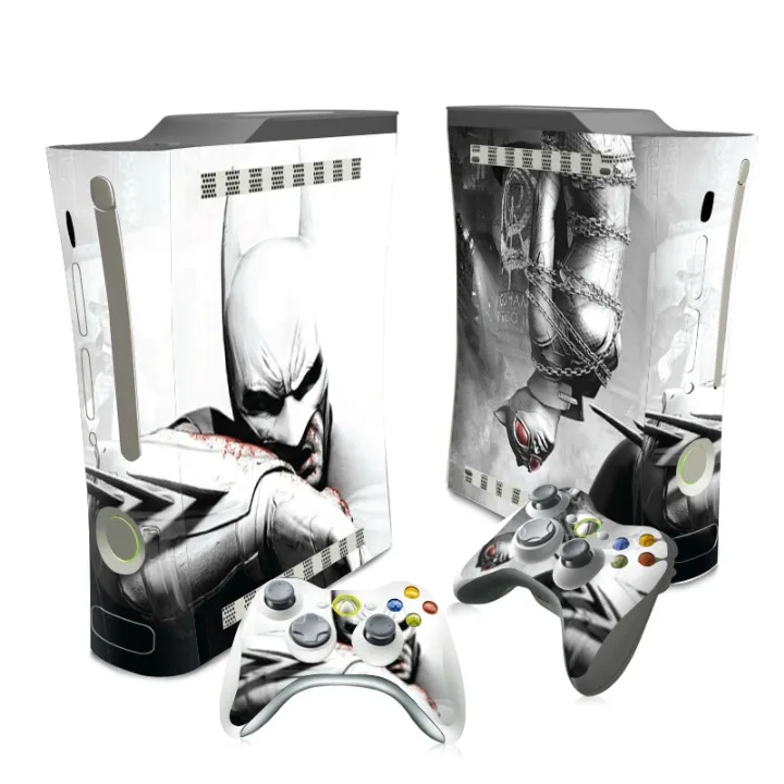 Цена, камуфляжный чехол с Бэтменом, наклейка на весь корпус для Xbox 360 Fat - Цвет: TN-XB360-0161
