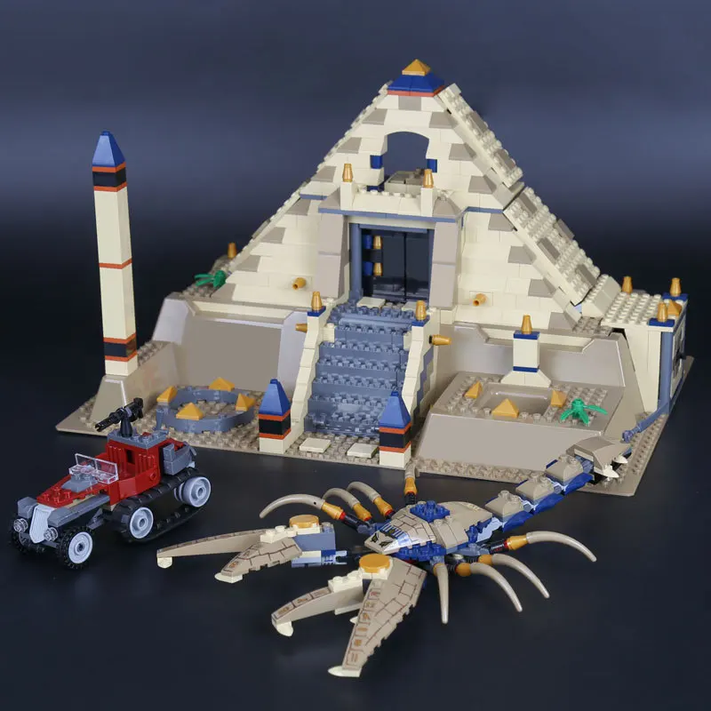 

Lepin 31001 822Pcs Egypt Pharaoh Series The Scorpion Pyramid Children Educational Building Blocks Bricks Toys Model Gifts 7327