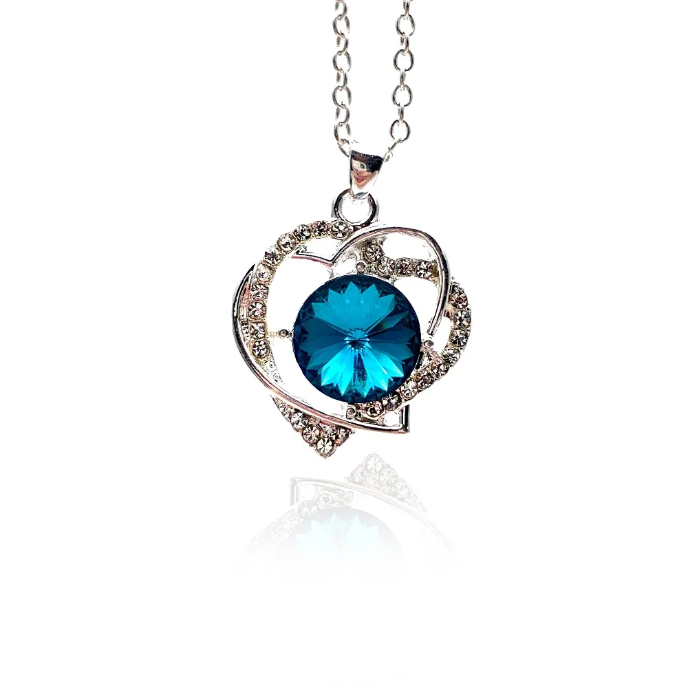 Pendant necklace sweet heart pendant Mutual affini...