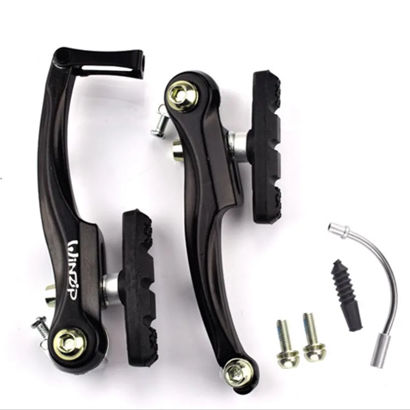 MTB Mountain Bike V Brake caliper Aluminum Alloy Black Universal Bicycle Pads Hydraulic Brakes Parts Accessories | Спорт и