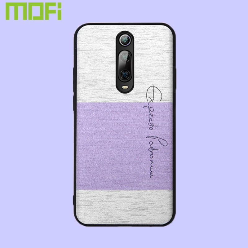 For xiaomi mi 9T Case Xiaomi pro Back Cover Cotton Soft Purple Pink Brown Blue original mofi case |