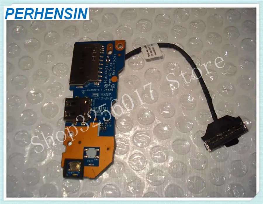 Мощность боты плата ввода-вывода USB доска для DELL Inspiron 15 7560 6KTG3 06KTG3 LS-D823P | Компьютеры