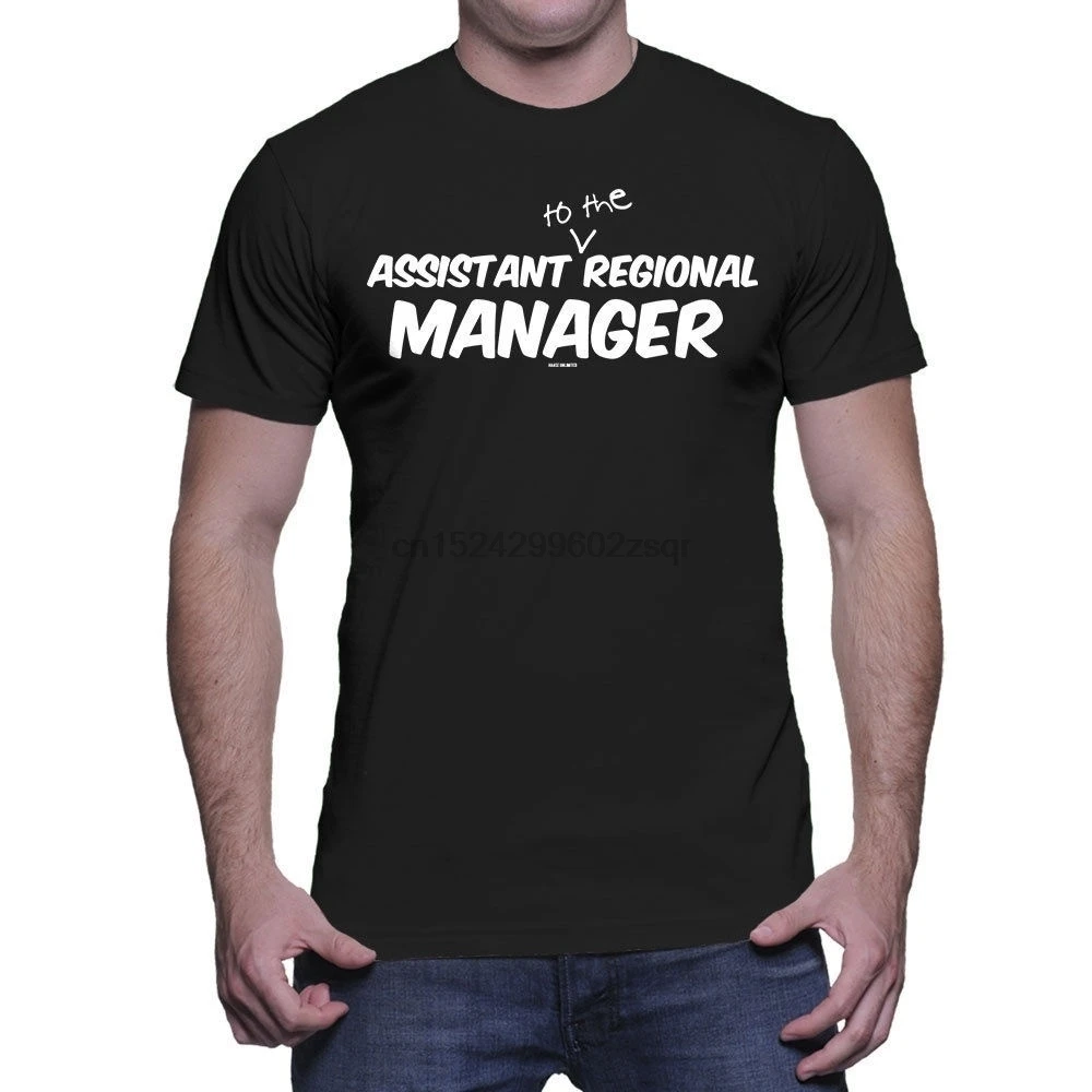 Assistant To The Regional Manager - Dunder Mifflin Mens Casual T-Shirt(2) | Мужская одежда