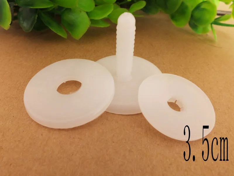 free shipping Wholesale 35mmx40sets white toy doll making craft joints The child's gift Plush Toys Eyes