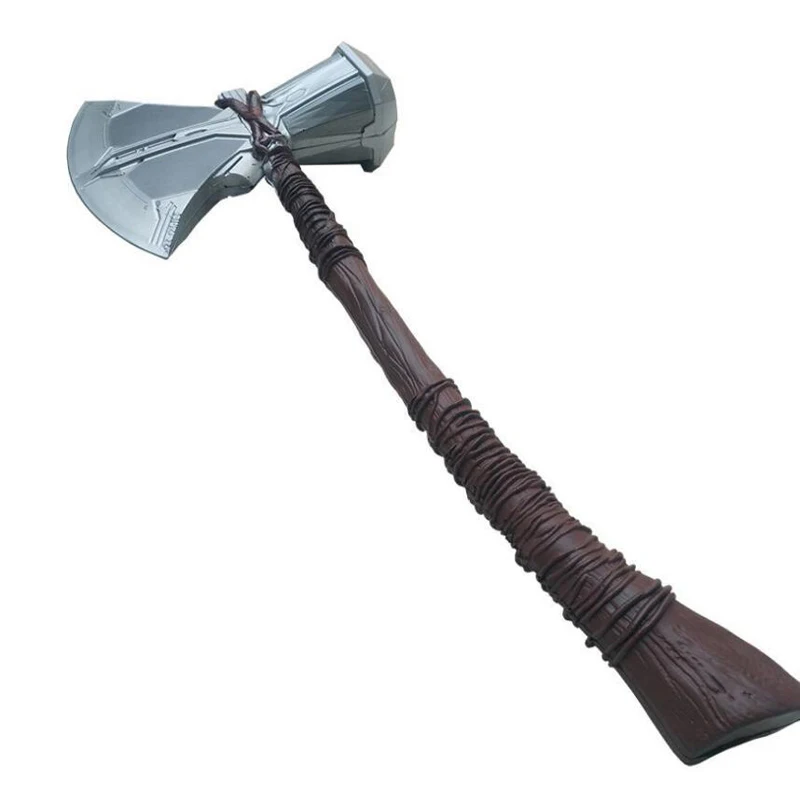 

73cm Thor Hammer Ax Cosplay 1: 1 Thor Thunder Hammer Ax Stormbreaker Weapons Figure Paper Model Movie Playing Toy of the PLUTON