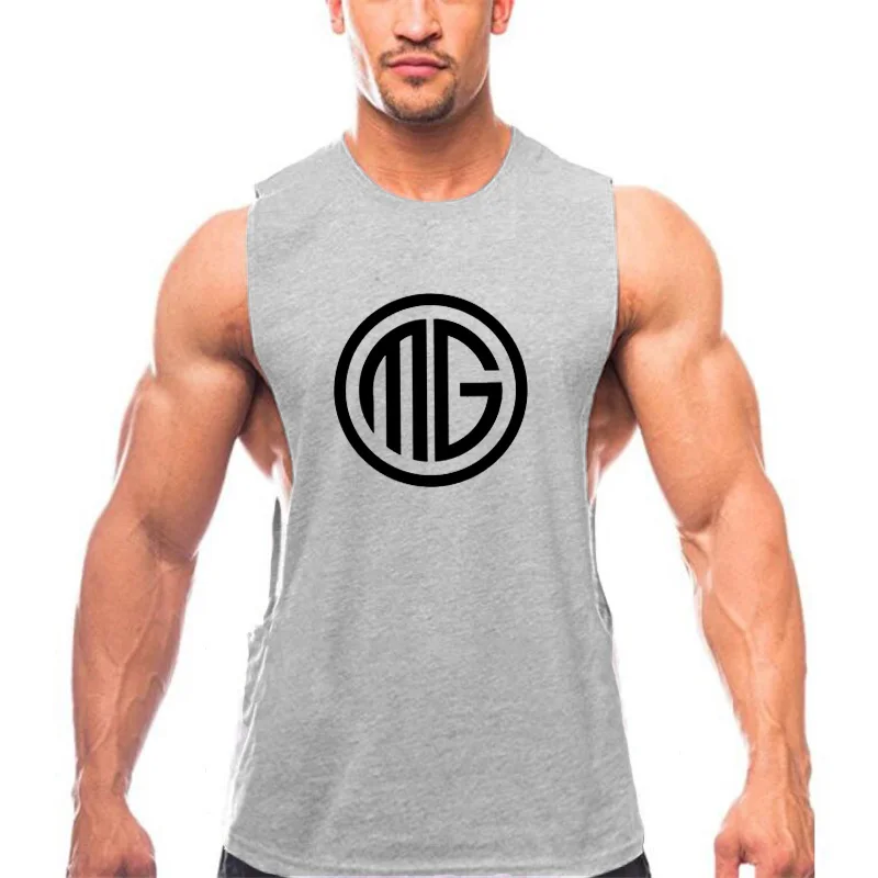 Бренд Muscleguys мужские майки для фитнеса одежда бодибилдинга с низким вырезом
