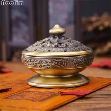 Медный для благовоний горелка металлическая подставка для ароматических палочек пластина Лотус античный благовония горелка